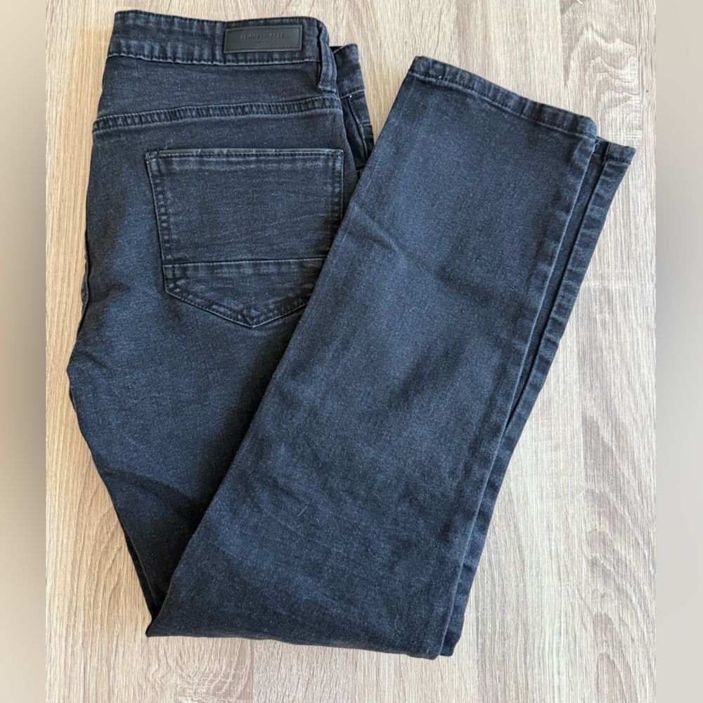 Kenneth Cole Men's Black/gray Slim Fit Jeans size 30